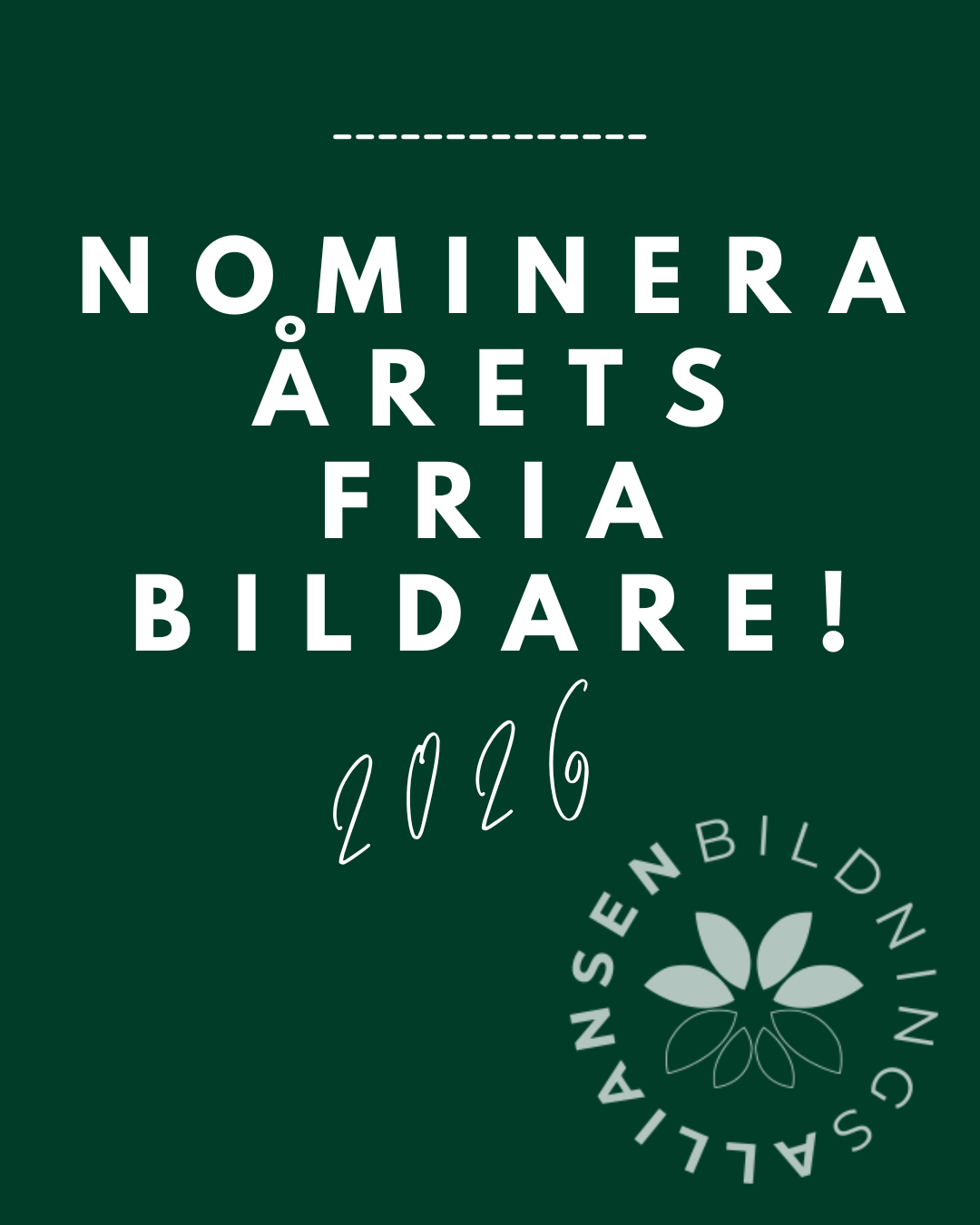 Årets fria bildare 2026