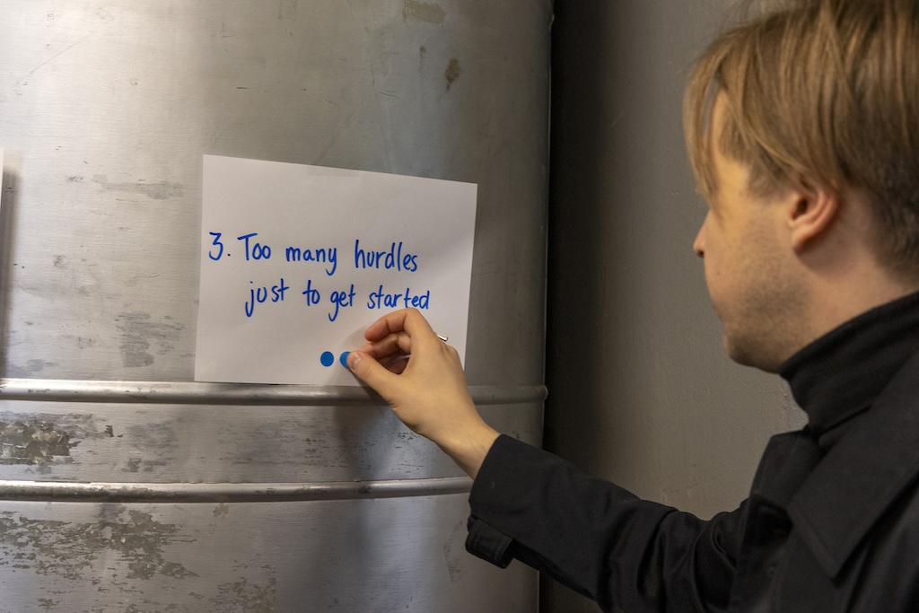 Arbetet var intensivt och konkret