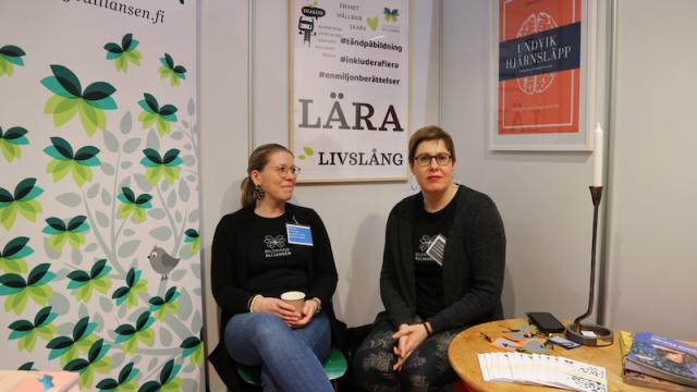 Marie och Henrika på EDUCA2020