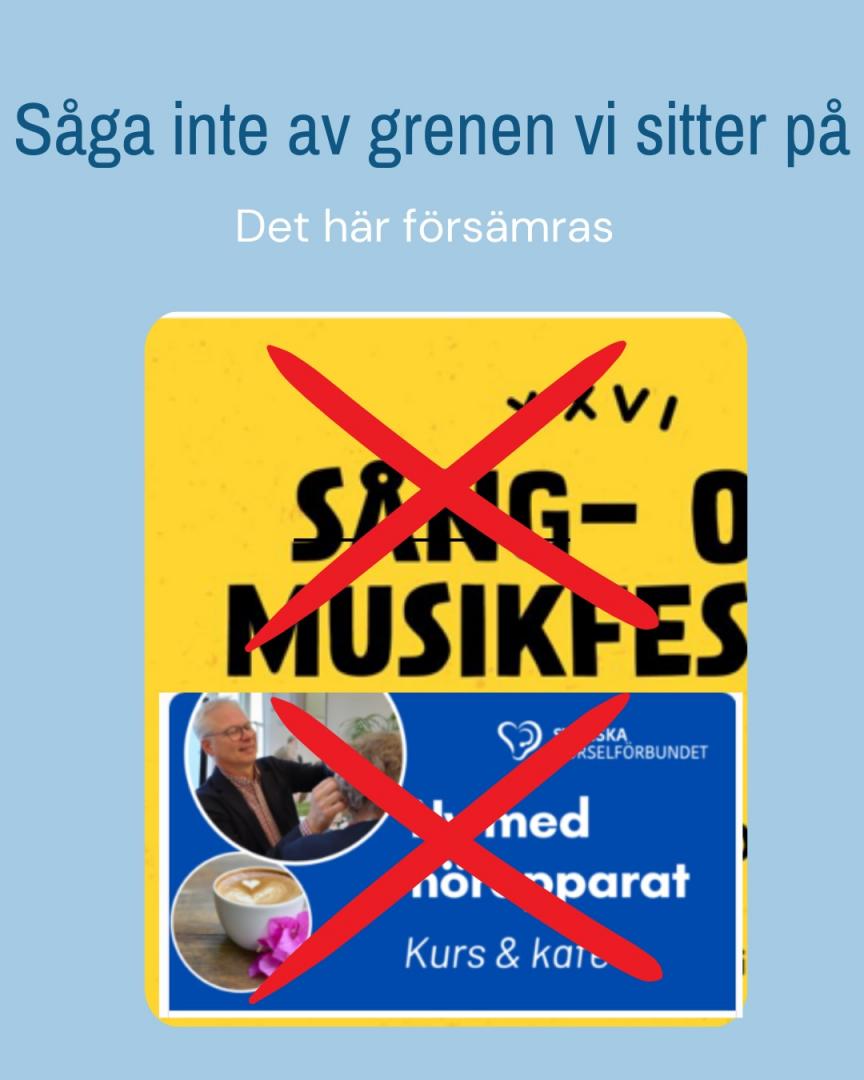 Bland annat detta försämras