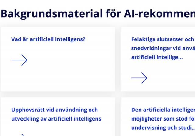 AI-rekommendationer