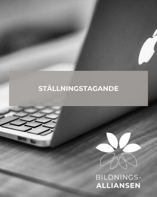 Bildningsalliansens ställningstagande