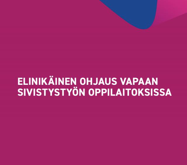 Elinikäinen ohjaus vapaan sivistystyön oppilaitoksissa